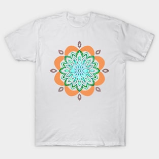 mandala Clamber Paintmandala Zoom drawing T-Shirt